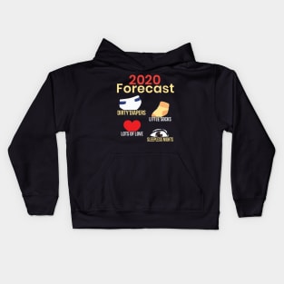 Funny New Parent 2020, Pregnancy Reveal, New Mom, Dad print Kids Hoodie